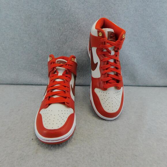 Nike Women's Nike Sneakers High top Dunk High Red - Size 6 - Picture 3 of 10